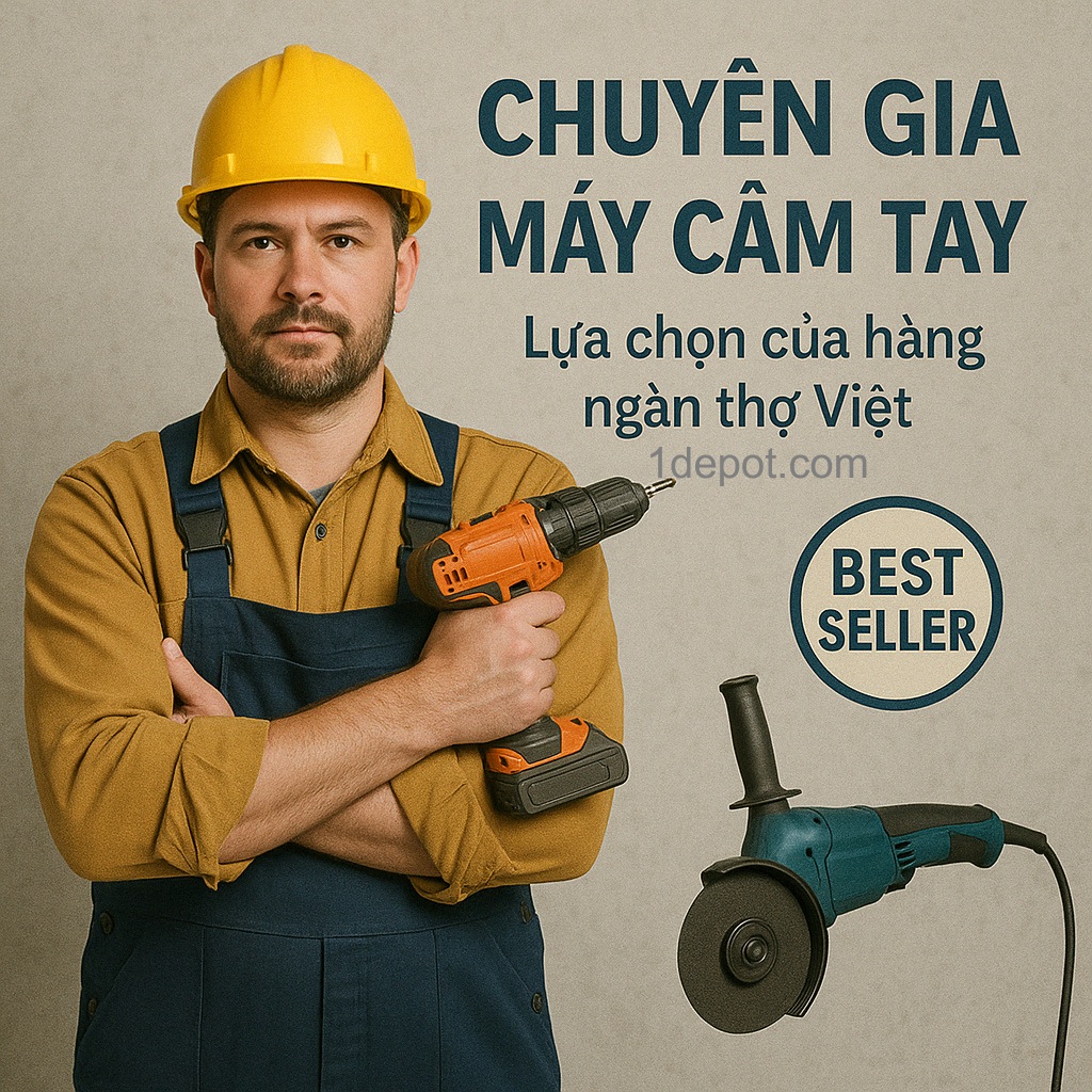 Máy Cầm Tay – Máy Khoan, Máy Mài, Máy Cắt, Máy Bắn Vít | 1Depot